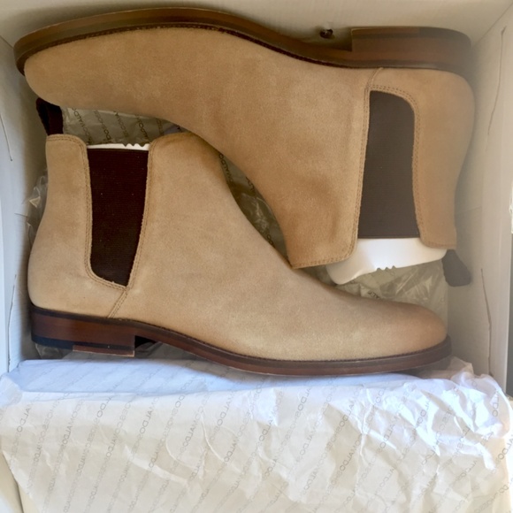 aldo mens suede chelsea boots